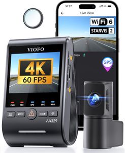VIOFO 4K Dash Cam Front and Rear – Dual Channel Car Camera