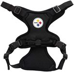 Littlearth Unisex-Adult NFL Pittsburgh Steelers Front Clip Pet Harness, Team Color, Medium