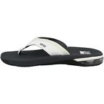 Reef Men's Anchor Flip-Flop, Grey/White, 10