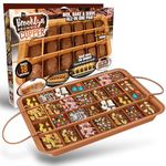 GOTHAM STEEL XL Brownie Pan with Dividers Nonstick Baking Pan for All Edge Brownies with Removable Divider, 2 in 1 Cake Pan + Brownie Baking Tray with 24 Pre-Cut Molds, Non-Toxic Oven/Dishwasher Safe