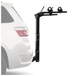 HTTMT- 2 Bike Rack Bicycle Carrier Hitch Mount w/ 2" Receiver For Car Truck SUV Transport [P/N:ET-TOOL045-A-BLACK]