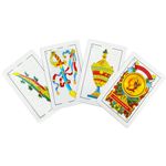 Spanish Playing Cards, Original Spanish Cards Games, Briscas Cards Puerto Rico, Original Spanish Deck of Cards, Mexican Playing Cards [Luxury Silver Foil Classic] [PVC Waterproof] (1 Pack)