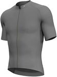 Lo.gas Cycling Jersey Men Short Sleeve, Road Bike Jerseys Full Zipper with Pockets, Bicycle Clothing Breathable Quick Dry