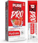 PURE KICK PRO Hydration Electrolyte Drink Mix, Strawberry Ice Pop, Includes 1 Box with 6 Packets in Each Box