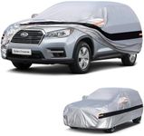 Holthly 10 Layers SUV Car Cover Custom Fit for Subaru Outback (1994-2024) Waterproof All Weather for Automobiles, Outdoor Full Cover Rain Sun UV Protection.Silver