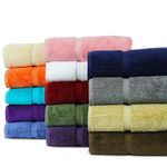 BC BARE COTTON Luxury Hotel & Spa Towel Turkish Cotton Washcloths - Mix Color - Dobby Border - Set of 12