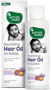Mother Sparsh Nourishing Baby Hair Oil | Soothe & Nourishes Delicate Baby Scalp | Suitable Hair Oil for Newborns | Paraben Free, Sulphate Free- 100ml