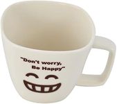 Don't Worry, Be Happy Ceramic Tea Cup Face 05