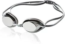 Speedo Vanquisher 2.0 Mirrored Swim-Swimming Racing Goggles-Silver Anti-Fog