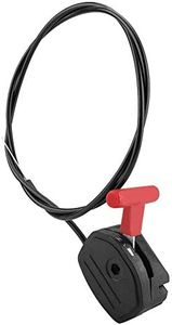 KSTE Cable Tondeuse, Câble d'accélérateur avec commutateur levier Kit de pièces for Tondeuse à gazon Outil de jardin de remplacement