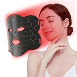 Hottoerak Red Light Mask, 660nm & 850nm Near-Infrared LED Face Light with 3-in-1 Chip, Professional Red Light Therapy for Face at Home and Travel