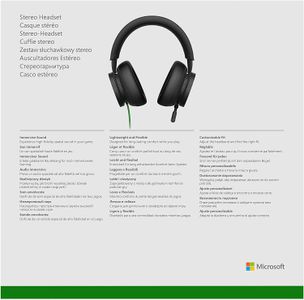 Xbox Stereo Wired Headset – Black