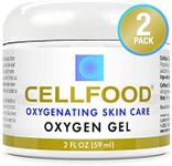 Cellfood Oxygen Gel - 2 oz, 2 Pack - Nutrient Rich - Provides Moisture & Protection, Decreases Look of Fine Lines - Aloe Vera, Lavender Blossom Extract, Glycerine - Hypoallergenic, Non-GMO