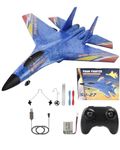 KIDSZILLA Remote Control Airplane 2.4 GHZ Glider Rc Plane, 2 CH Easy to Fly Remote Control Fighter Jet, Epp Foam Rc Aircraft with Automatic Balance Gyro for Kids/Adult-2