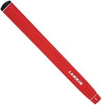 Lamkin Deep Etched Golf Grips, Putter Grips, with Lamkin Genesis Technology, Red