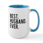 CafePress Best Husband Ever Mugs 15 oz (444 ml) Ceramic Coffee Mug