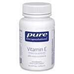 Pure Encapsulations - Vitamin E (with Mixed Tocopherols) - 400 IU Natural D-Alpha Tocopherol - Antioxidant Dietary Supplement - 90 Softgel Capsules