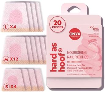Onyx Professional Hard as Hoof Nail Repair Patches - Nail and Cuticle Strengthening Treatment, Nail Strengthener and Growth, Nail Care, 20 Count
