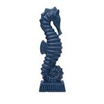 Fitz & Floyd Seahorse Figurine, Earthenware, Blue