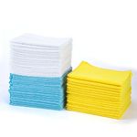 AmazonBasics Microfiber Cleaning Cloth - 222 Gsm (Pack Of 48), Multi-coloured- 40cm X 30cm