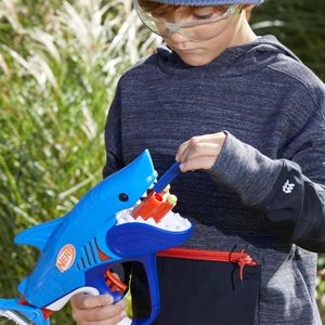 Nerf Junior Sharkfire Blaster Toy – Lightweight Foam Dart Gun for Kids