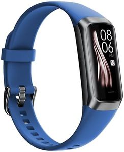 Fitness Tracker with Step Counter/Calories/Stopwatch, Activity Tracker, Health Tracker with Heart Rate Monitor, Sleep Tracker,1.10''AMOLED Touch Color Screen, Pedometer Watch for Women Men Kids