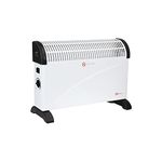 EMtronics 2000W Portable Electric Convector Heater Radiator with 3 Adjustable Heat Settings and Over Heat/Tip Over Cut-Out Function