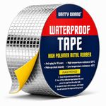 UB Unity Brand Waterproof Aluminium Tape for Roof Leakage, Heavy Duty Strong Adhesive Butyl Tape for Roof Leak, Water Tank, Window & Pipe Leakage Repair, Weatherproof Seal Tape (5 CM X 5 Meter)