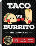 Taco vs Burrito - The Wildly Popular Surprisingly Strategic Card Game Created by a 7 Year Old - a Family-Friendly Party Game for Kids, Teens & Adults