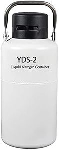 BMGIANT 2L Liquid Nitrogen Container LN2 Tank Cryogenic Dewar Flask with Straps 3