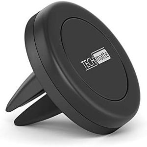 Car Mount, TechMatte® MagGrip Vent Magnetic Universal Car Mount Holder (Black) for the Apple iPhone 6 6 Plus, iPhone 5S 5C 5 4S4, Samsung Galaxy S6 S5 S4 S3, Nexus 5 4 [Case Sold Separately]