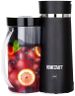 Homecraft Iced Tea Maker & Cold Brew Coffee Machine – 2 Quart Double Insulated Pitcher, Steeping Basket, – Makes Fuit Infused Teas & Iced Lattes – Black