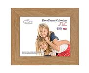 Inov8 Framing - Lime Oak 5x4 Inch (10x12cm) British Made Photo Frame - Wood Effect with Glass Picture Frame