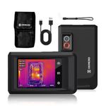 HIKMICRO Pocket2 256 x 192 IR Resolution Thermal Imaging Camera with 8MP Visual Camera, SuperScene™, 25 Hz, Wi-Fi, 3.5" Touch Screen Thermal Imager, IP54, -4°F~572°F