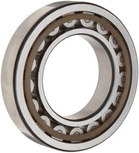 SKF NU 207 ECP Cylindrical Roller Bearing, Removable Inner Ring, Straight, High Capacity, Polyamide/Nylon Cage, Metric, 35mm Bore, 72mm OD, 17mm Width, 10000rpm Maximum Rotational Speed, 10800lbf Static Load Capacity, 10900lbf Dynamic Load Capacity