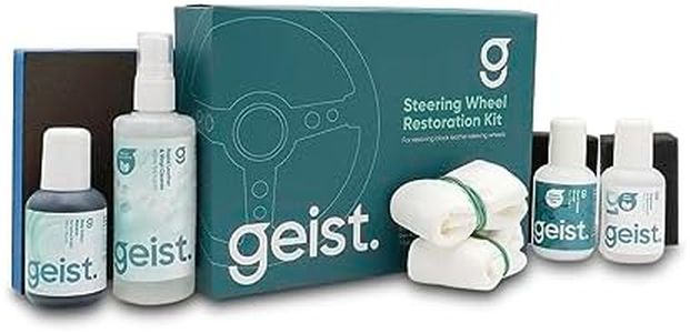 Geist. Steering Wheel Restoration Kit | Degrease and Refresh The Colour of Worn or Scratched Black Steering Wheels