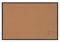 Bi-Office Basic Cork Notice Board with Black Frame 885x585 mm