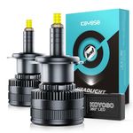 KOYOSO H7LED Headlight Bulbs 30000LM 160W 360° Full Lighting Lamp for 12V Car, 6500K White
