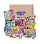 Large 50 American Sweets Candy Box Gift USA Candies Swedish Fish Laffy Taffy Mike N IKE & More