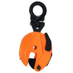 SALUINOKI Vertical Plate Lifting Clamp 2200lbs 1 ton Compatible with Lever Chain Hoist for Lifting and Transporting