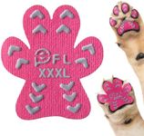 Non-Slip Dog Paw Protector Pads for Senior Dogs, Dog Paw Traction Stickers with Anti-Slip Rubber, Help Dogs Walk on Hardwood Floor, Dog Essentials,Pink 48pcs, XXXL for 80+lbs