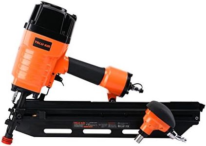 Valu-Air 9021C 21 Degree Full Round Head Framing Nailer 3-1/2 with Palm Nailer