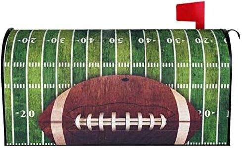 Sport American Football Mailbox Covers Magnetic Mailbox Wraps Post Letter Box Cover Standard Oversize 21 X 18 Mailwrap Garden Home Decor