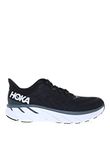 Hoka One Women's Sneaker, Black/White, 8.5 Wide