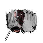WILSON 2024 A1000 1750 12.5” Outfield Baseball Glove - Silver/Black/Red, Right Hand Throw