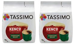 Tassimo T Discs Kenco Americano Decaf (2 Pack, 32 T Discs/pods), 32 Servings