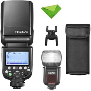 Godox TT685II-F Flash for Fuji TTL Speedlight Camera Flash, 2.4G Wireless X System, HSS 1/8000S Speedlite for Fujifilm Fuji Cameras X-T2 X-T1 X-T10 X-A3 X-E1 X-Pro1 X100F X100T (Upgraded TT685F)
