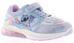 Disney Stitch Asha Girls Trainers White 10 Child UK