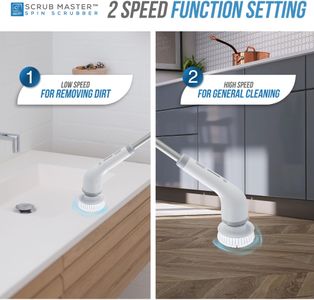Scrub Master Electric Spin Scrubber – Cordless Power Cleaning Brush