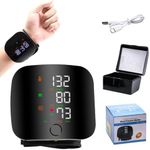 ADDLIVE Wrist Blood Pressure Monitors, Automatic Accurate Blood-Pressure Monitor with Large LCD Display, Blood Pressure Machine Powered Voice Broadcasting for Adult Elder at Home or Travel Use